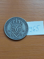 SVÉDORSZÁG 5 ÖRE 1943 WW II VAS 7 g, 27 mm 965