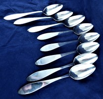 Very rare, antique, silver spoons, 8 pcs. Switzerland, ca: 1790!!!