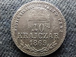 Osztrák-Magyar Forint .400 ezüst 10 Krajcár 1869 KB (id76012)