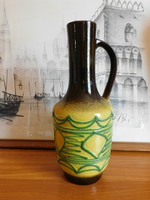 Mid century Veb Haldensleben füles váza - 28.5 cm