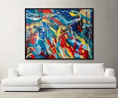 Anastasiya tumanova- margot - acrylic, canvas 138x105 cm