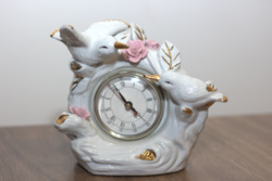 German porcelain clock
