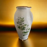 Aquincum erika patterned porcelain vase, 20 cm.