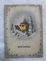 Old graphic Christmas card -2.