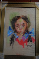 Józsa's portrait of a little girl