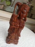 Tiny wooden statue 10.5 cm