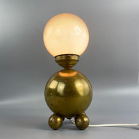 Gusum svéd gömb sárgaréz lámpa 1940-es évek