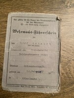 Third Reich military Wehrmacht license.