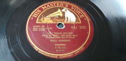 PAUL ROBESON  ÉNEKEL   GRAMOFON SELLAK LEMEZ 78 - AS RPM