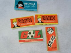 Old chocolate papers from the sixties and seventies, very rare 45.