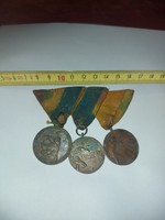 Target shooting competition, 1927, Levante association of Budapest Székesfóváros, 3 medals in one