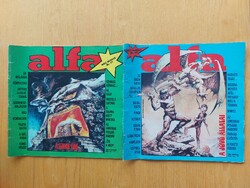 Alfa magazin, 1989, retro képregények