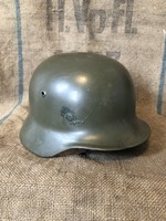 2Vh German helmet in Hungarian use, original, unopened.