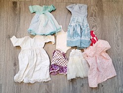 8-piece vintage-retro doll clothes - toy doll clothes package