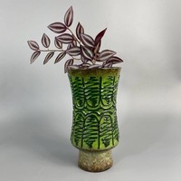 West Germany "fenyőerdő" mid-century váza a 70-es évekből