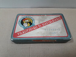 1949 World Youth and Student Conference Cigarette Tin