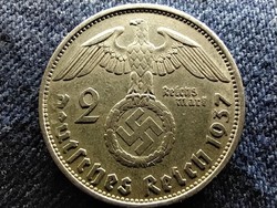 Németország Horogkeresztes .625 ezüst 2 birodalmi márka 1937 A (id77052)