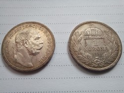 1915 Kb ferenc józsef silver 1 crown