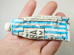 Old, retro lanolin baby cream metal tube, smaller version - khv manufacturer - from the 1970s