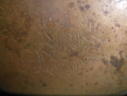 MORZSATARTÓ - AJÁNLATOT VÁROK - MAJOR AB - ADVERSIS -  OLASZ - ANTIK - SÁRGARÉZ - 19 x 13 x 6 cm