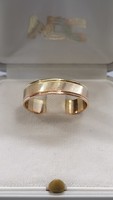 14 K arany karika gyűrű, jegygyűrű 2,74 g