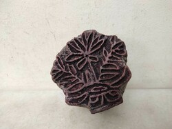 Antik kékfestő nyomódúc fa kézimunka néprajz népművészet hímzés 345 7025