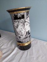 Hollóházi porcelán váza Szász Endre  26cm