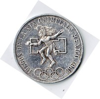 Mexikó 25 ezüst Mexikói peso  (Summer Olympics - Mexico City) 1968