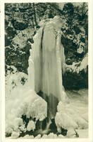 Lillafüred, frozen waterfall