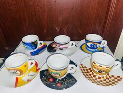 Zeller ÚJ Mokkás Eszpresszo 50 ml Porcelán Csésze Szett