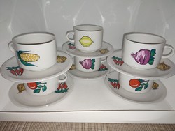 Villeroy & boch vintage coffee and tea set with primabella pattern.