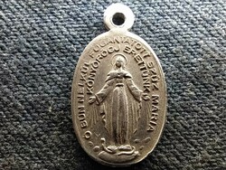 Mária, aki bűn nélkül fogant, imádkozzon érettünk ezüst sterling egyházi medál (id73325)