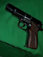 Régi GONHER spanyol fém forgótáras rózsapatronos játék pisztolyállapot a képek szerint 2.