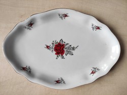 Small pink serving bowl, Alpro Romanian porcelain