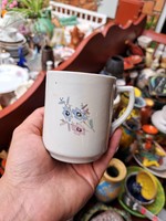 Kőbányai Porcelán Drasche virágos bögre   porcelán