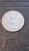 Ezüst  Csehszlovákia 10 korona, 1932.