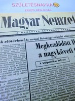1973 május 11  /  Magyar Nemzet  /  EREDETI ÚJSÁG / SZÜLETÉSNAPRA! Ssz.:  24366