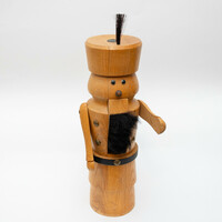 A 30 cm tall German nutcracker figure made of wood
