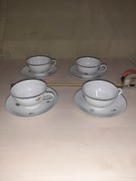 Hollóházi porcelán teáscsészék