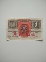 1 korona 1916 Judenbank bélyegzéssel