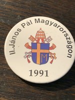 II. János Pál  Magyarországon  1991 / kitüző