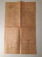 The Andaházy family archive no.758: Decision 03.08.1905.