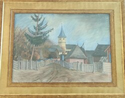 Klie Zoltán: Erdélyi falu, 1942