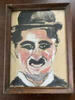 Nehezen olvasható monogrammal: Chaplin