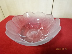 Compote glass bowl with wavy edges, diameter 22.5 cm. Jokai.