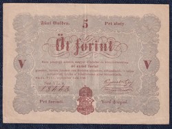 Freedom struggle (1848-1849) Kossuth banknote 5 HUF banknote 1848 extra (id51280)