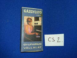Retro háztartási papírdobozos CSALÁDI gyufa címke gyűjtőknek  a képek szerint CS 2