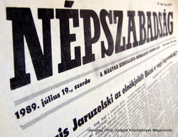 1989 május 15  /  Népszabadság  /  Eredeti, régi újságok. Ssz.:  24295