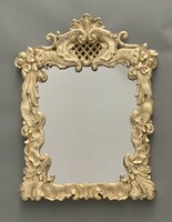 Magnificent hand-carved, gilded Florentine mirror