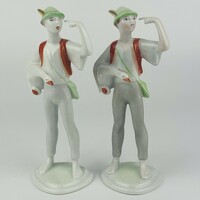 Hollóházi porcelán figurák - Ludas Matyi
